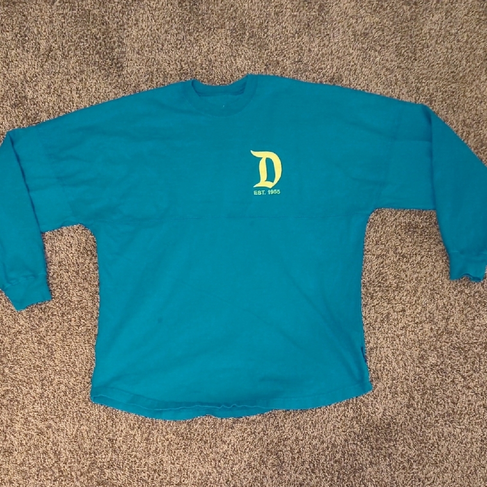 Disneyland Teal & Neon Yellow Spirit Jersey